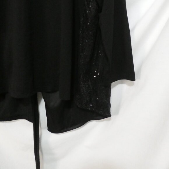 EMERY ROSE | 2XL | Black Sequin Embellished Cardigan | NWT - Picture 14 of 15